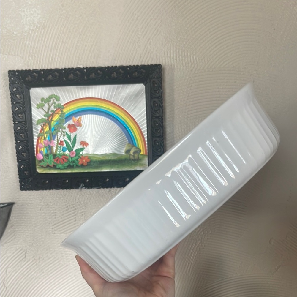 CorningWare French White Stoneware Dish